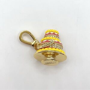 Juicy Couture yellow cake charm